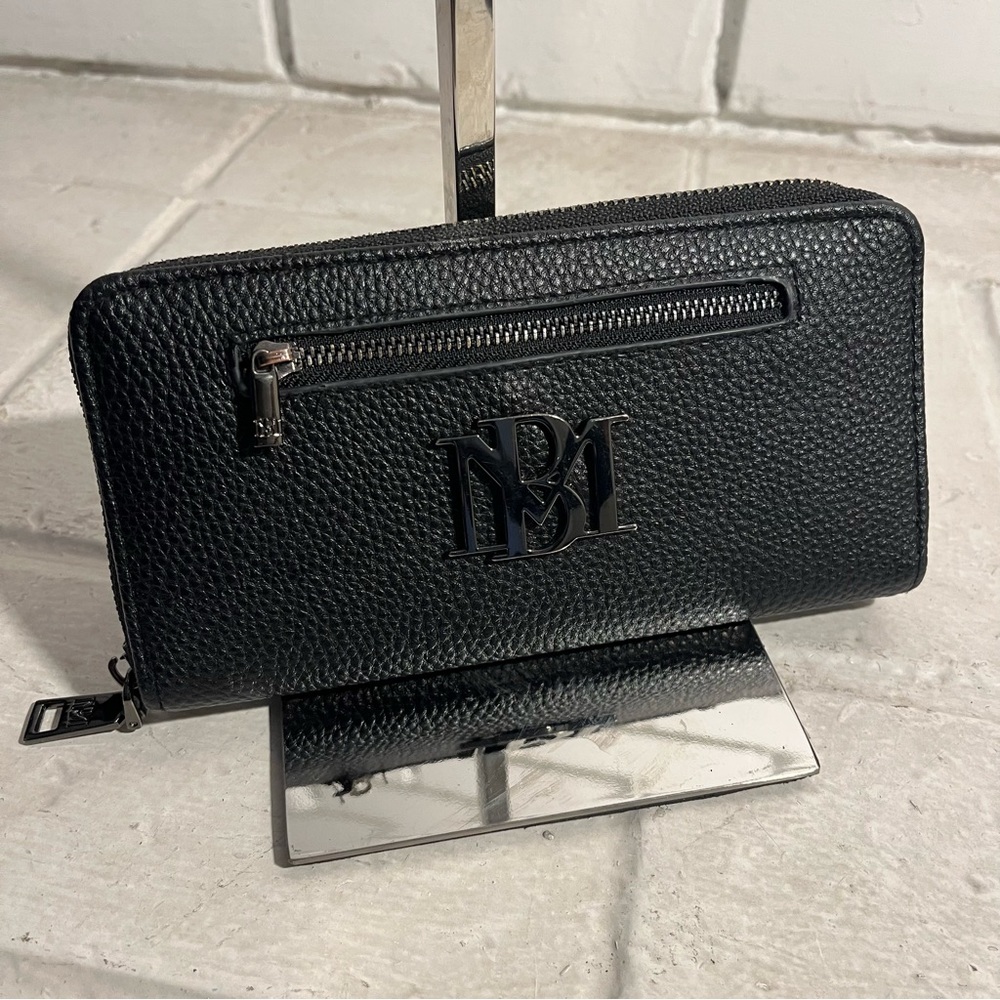 Badgley Mischka Vegan Leather Wallet Black